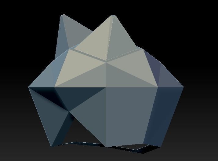 Helmet Low-poly 3D model_6