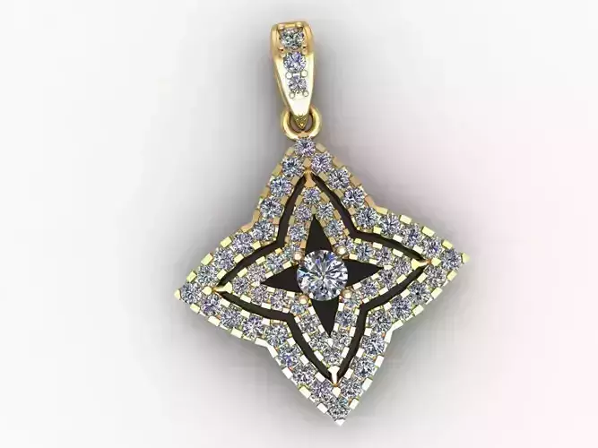 Star Pendants Full Diamond