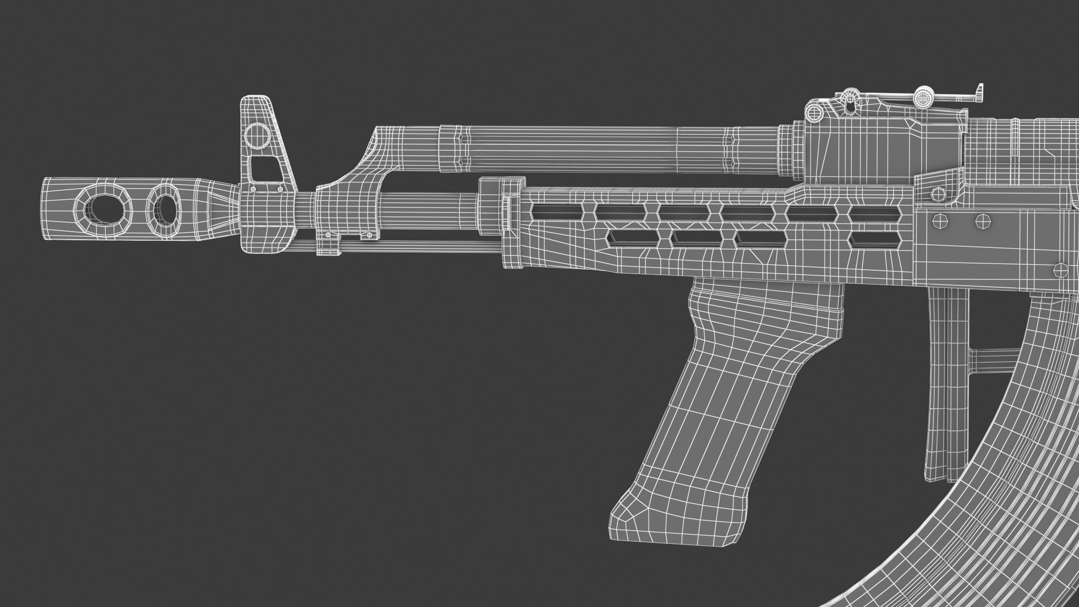 AMD-65 Assault Rifle 3D model_16