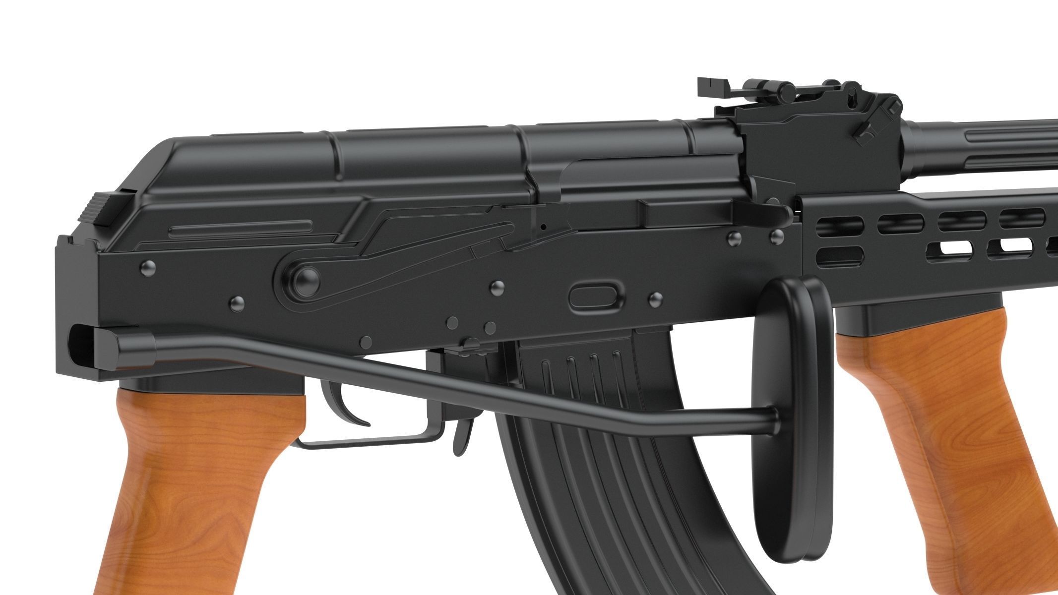 AMD-65 Assault Rifle 3D model_5