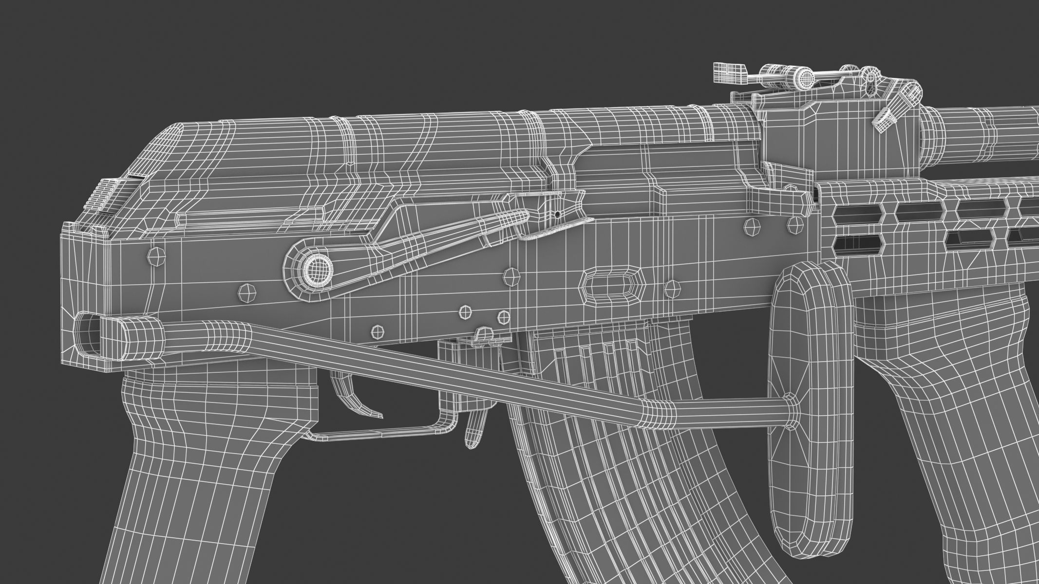 AMD-65 Assault Rifle 3D model_15