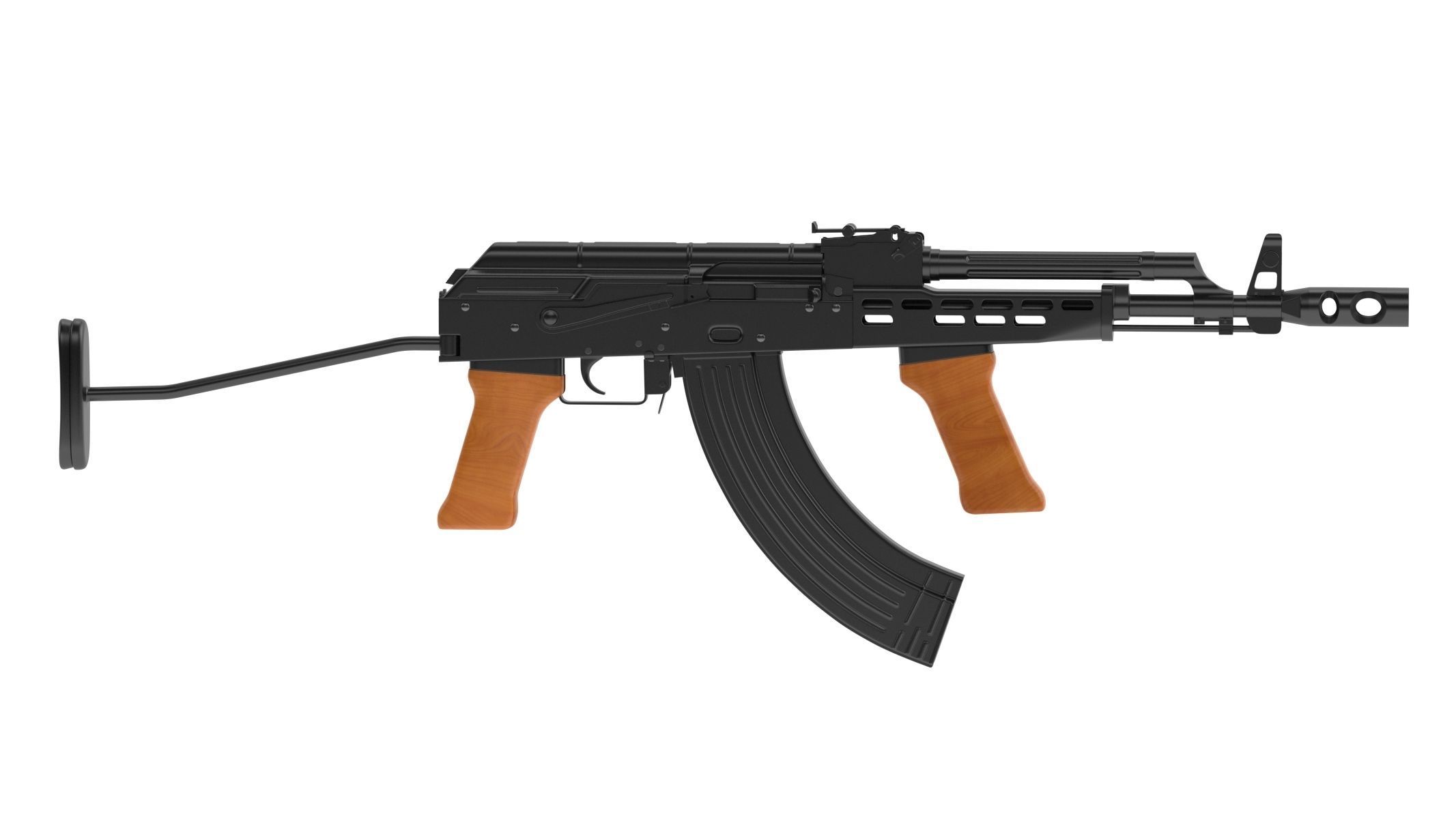 AMD-65 Assault Rifle 3D model_4
