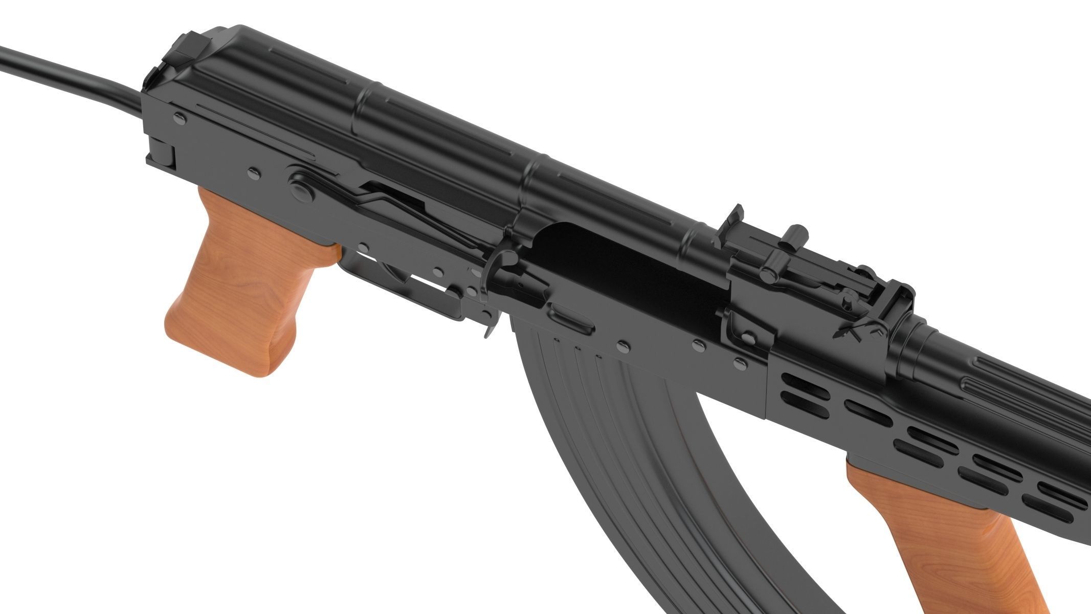 AMD-65 Assault Rifle 3D model_7