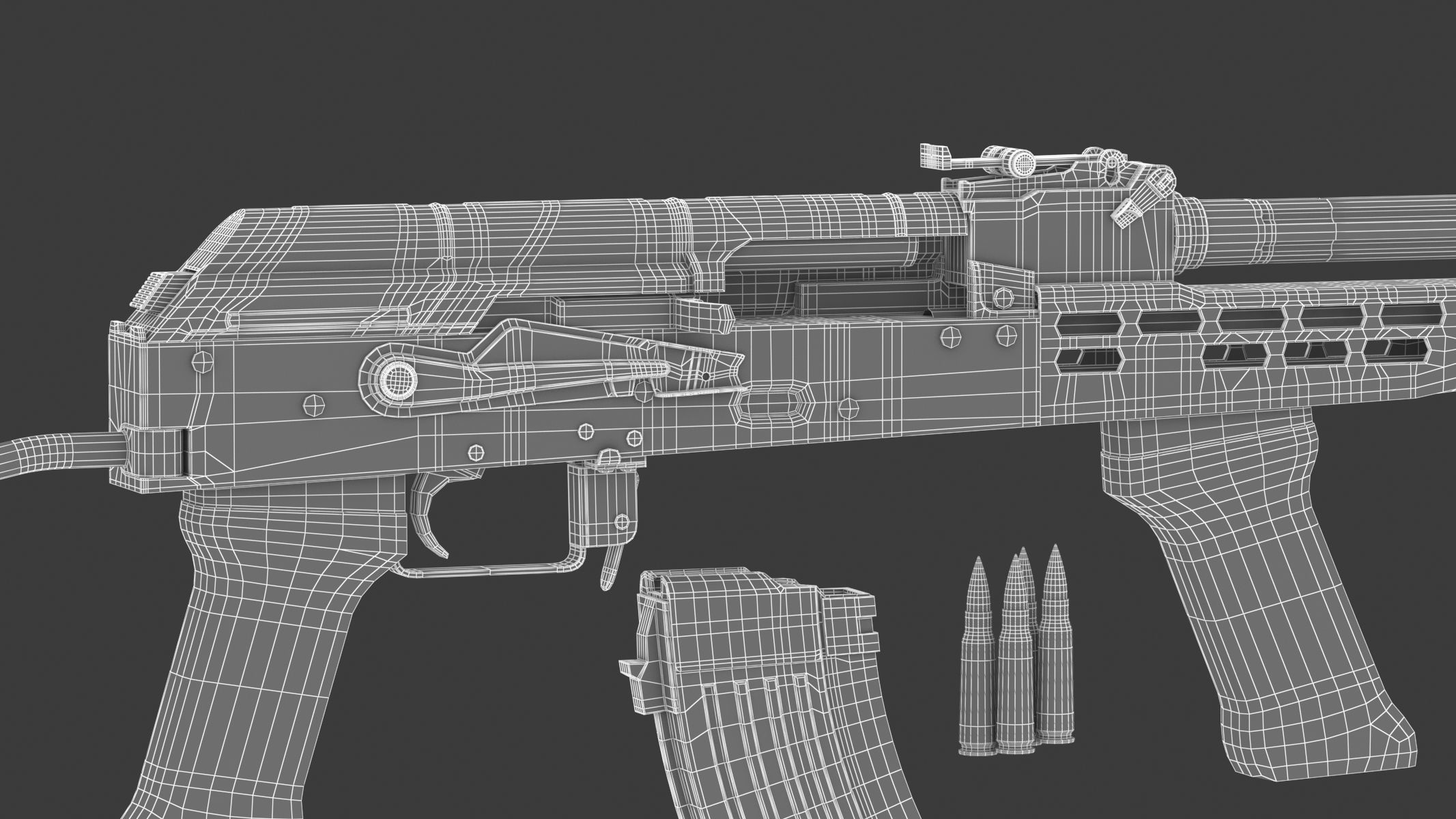 AMD-65 Assault Rifle 3D model_18