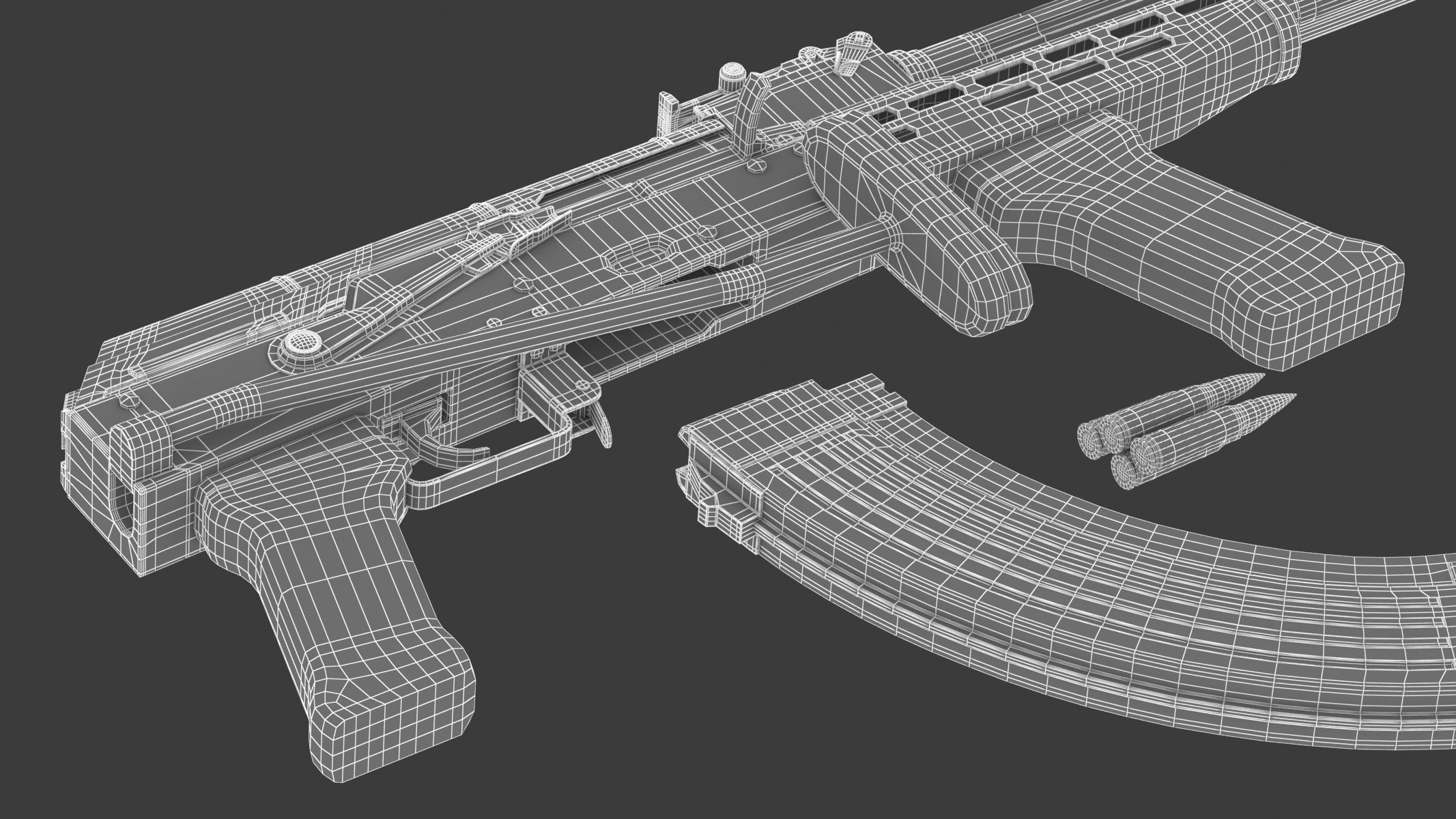 AMD-65 Assault Rifle 3D model_19