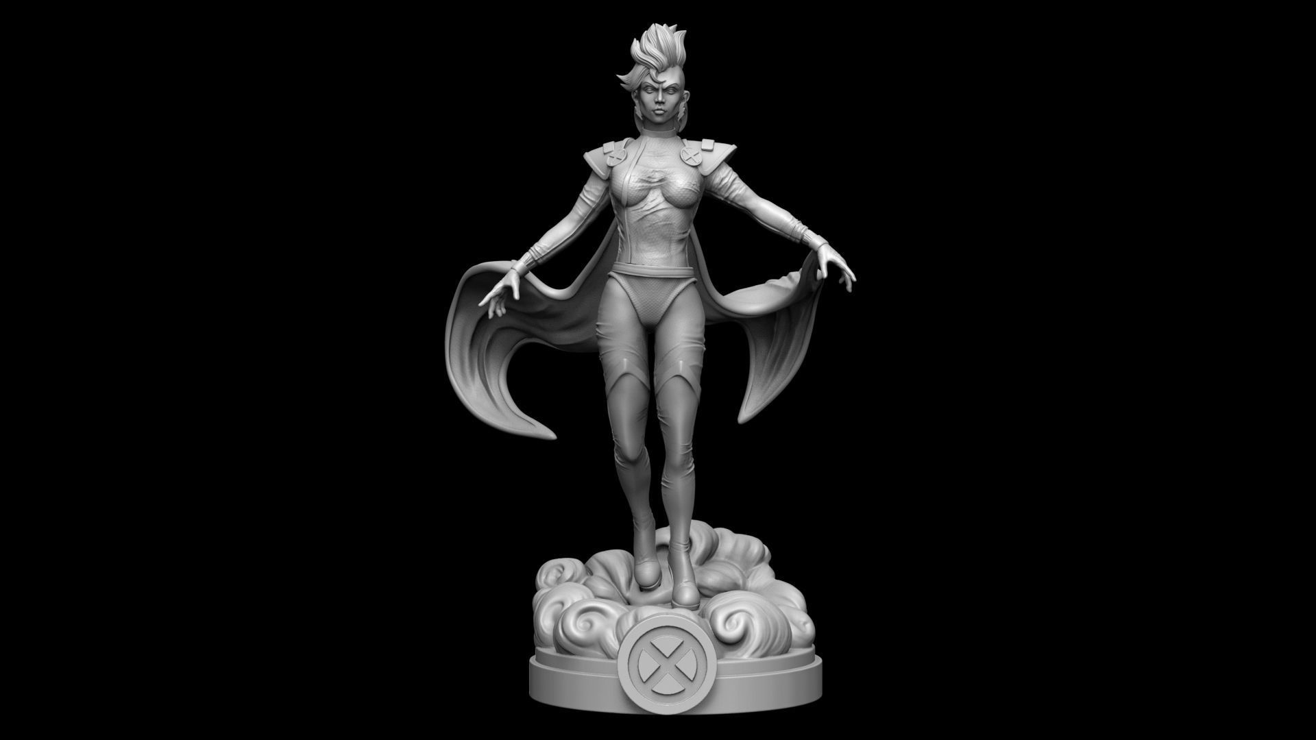 Storm Fan Art 3D print model_7