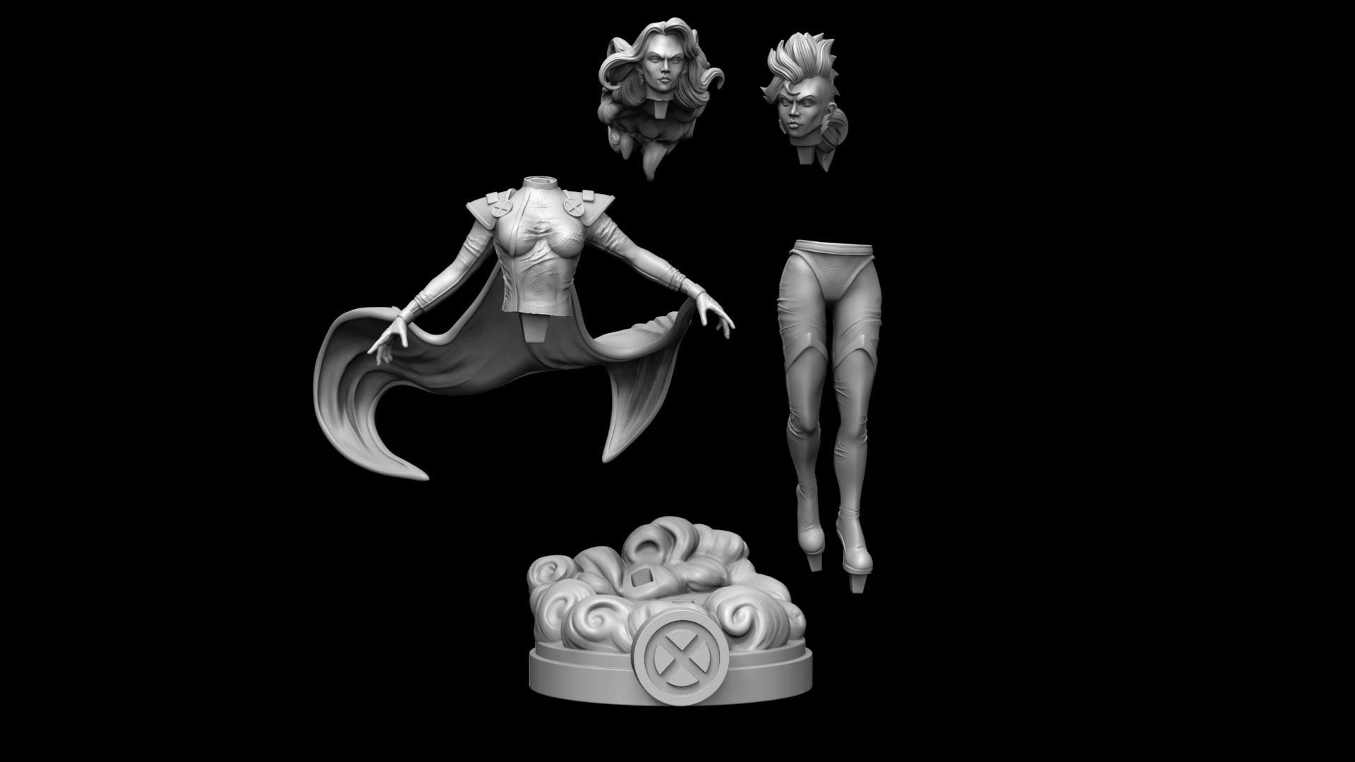 Storm Fan Art 3D print model_9