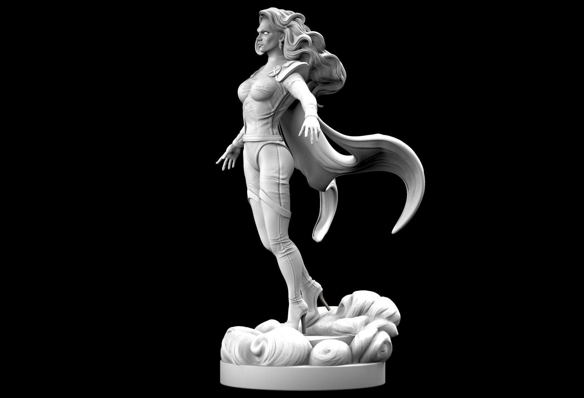 Storm Fan Art 3D print model_4