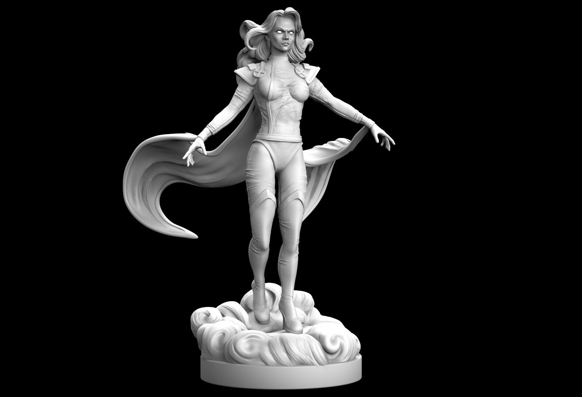 Storm Fan Art 3D print model_2