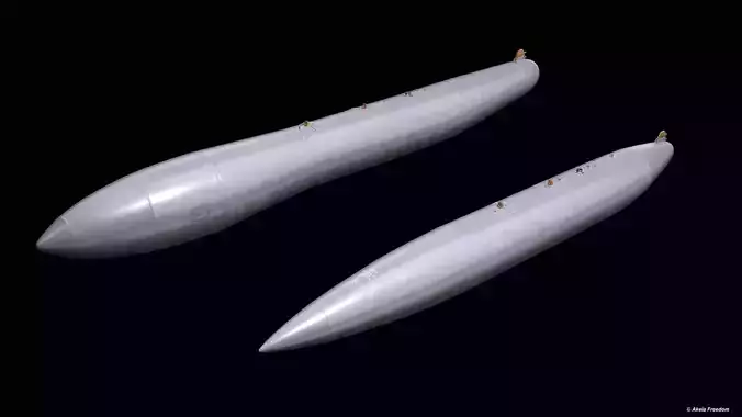 Fuel Tanks for Rafale 3D model