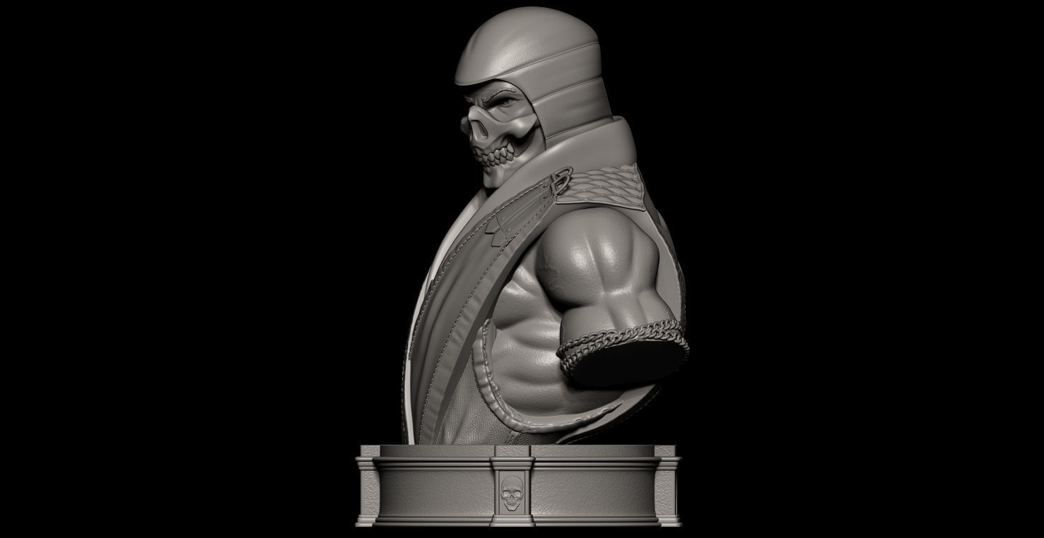 Mortal Kombat Scorpion Fanart - BUST 3D print model_1