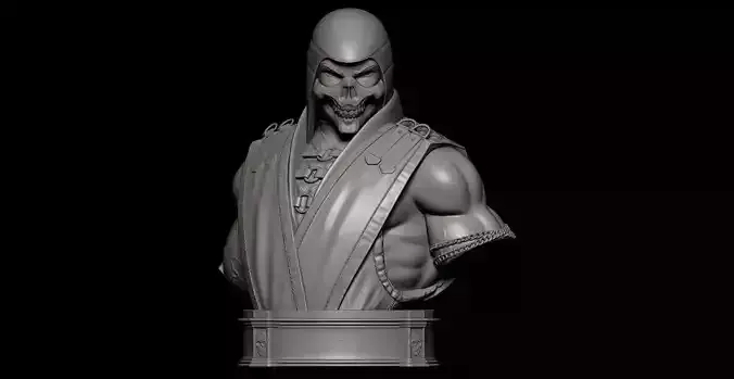 Mortal Kombat Scorpion Fanart - BUST