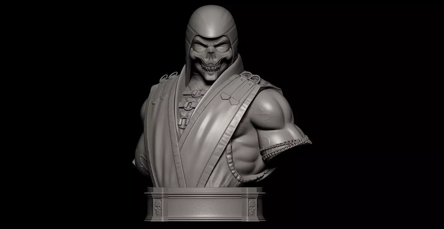 Mortal Kombat Scorpion Fanart - BUST 3D print model_0