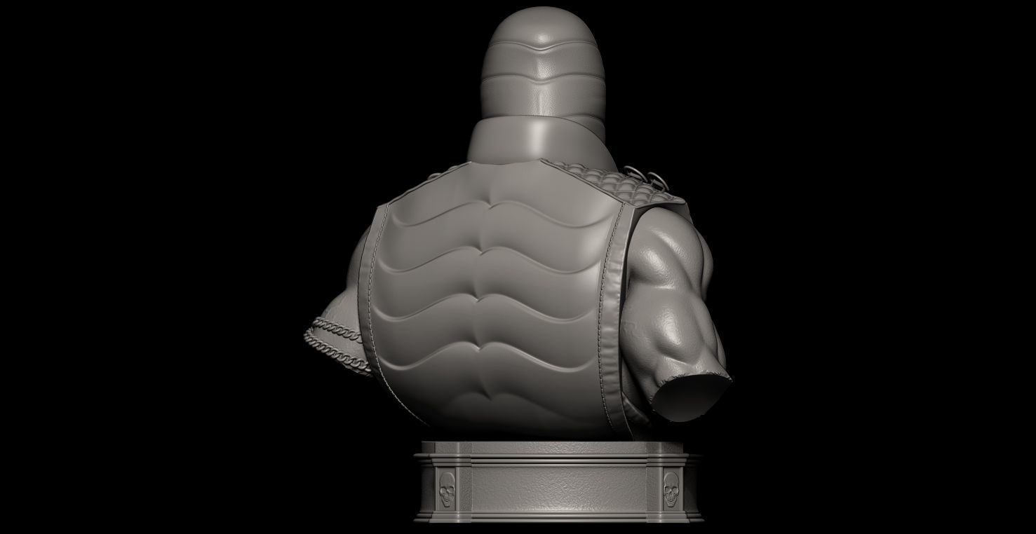 Mortal Kombat Scorpion Fanart - BUST 3D print model_2