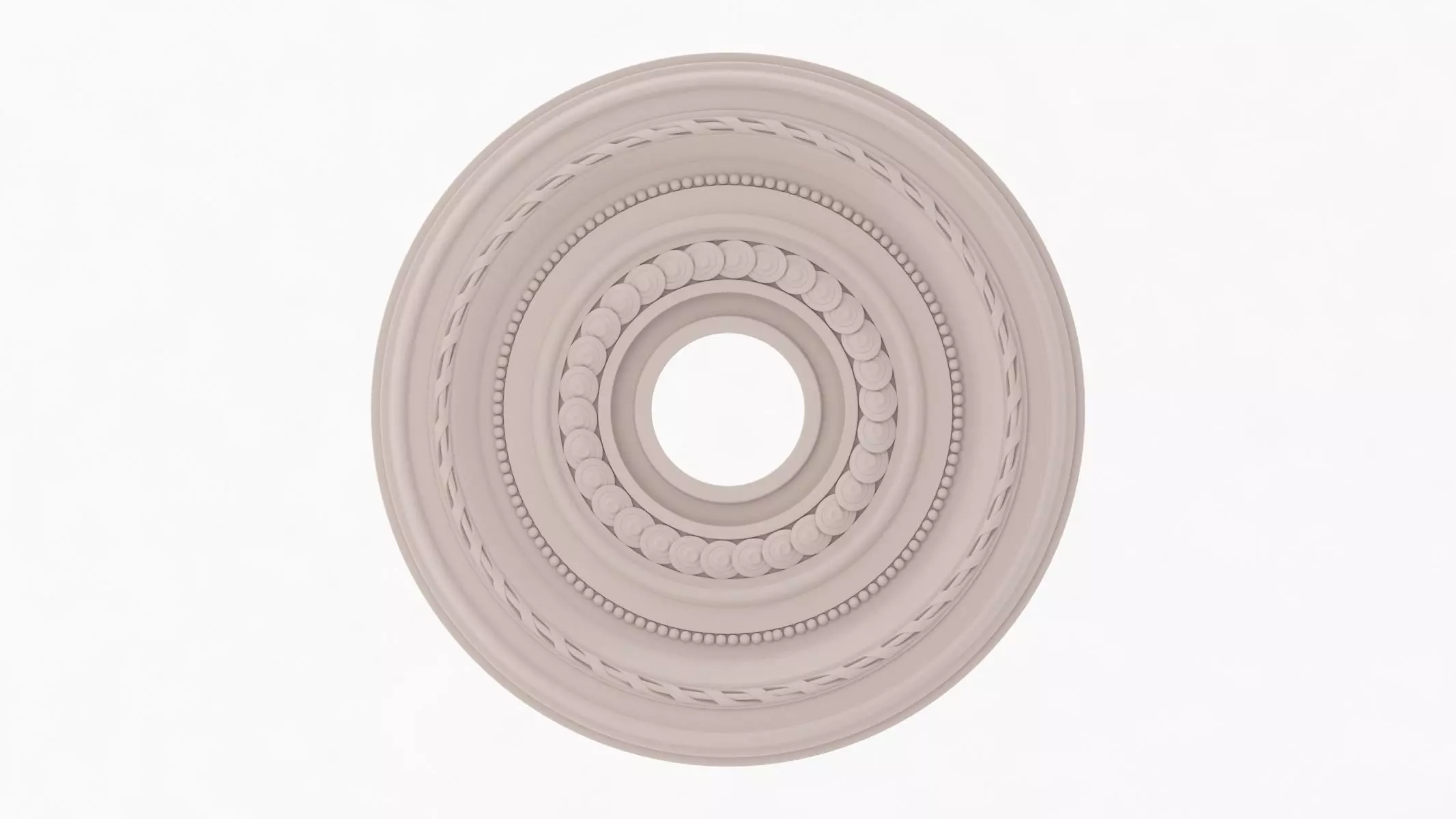 Classic Ceiling Medallion 10 3D model_0
