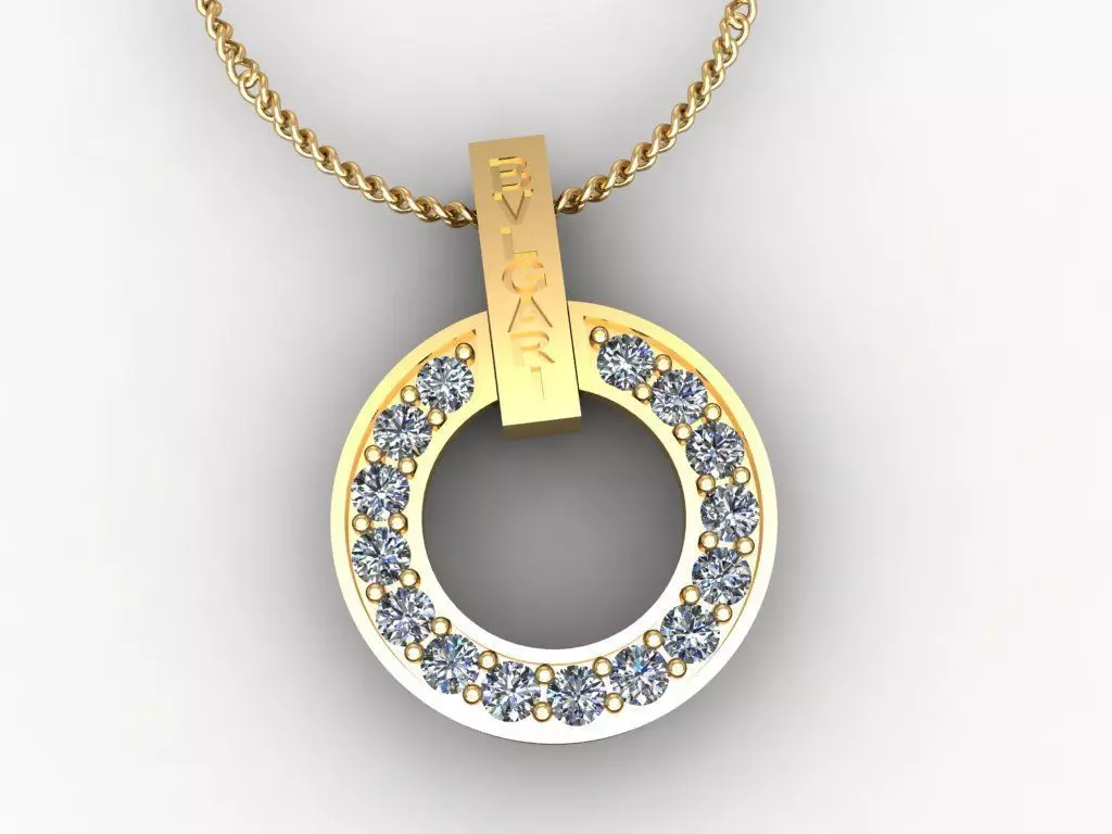 Gold Pendant 3D print model