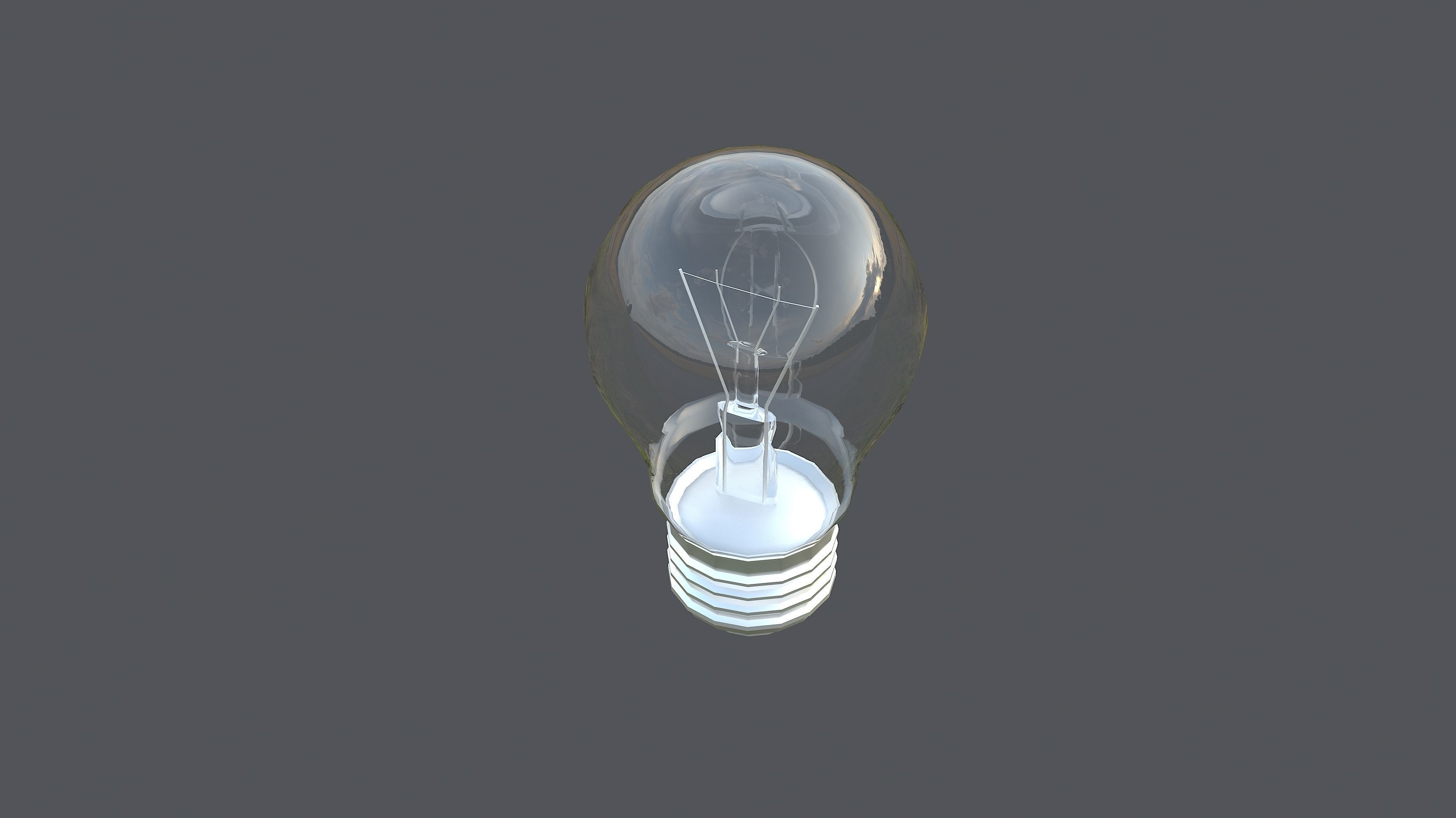 Venetian-style lamp post 3D model_6