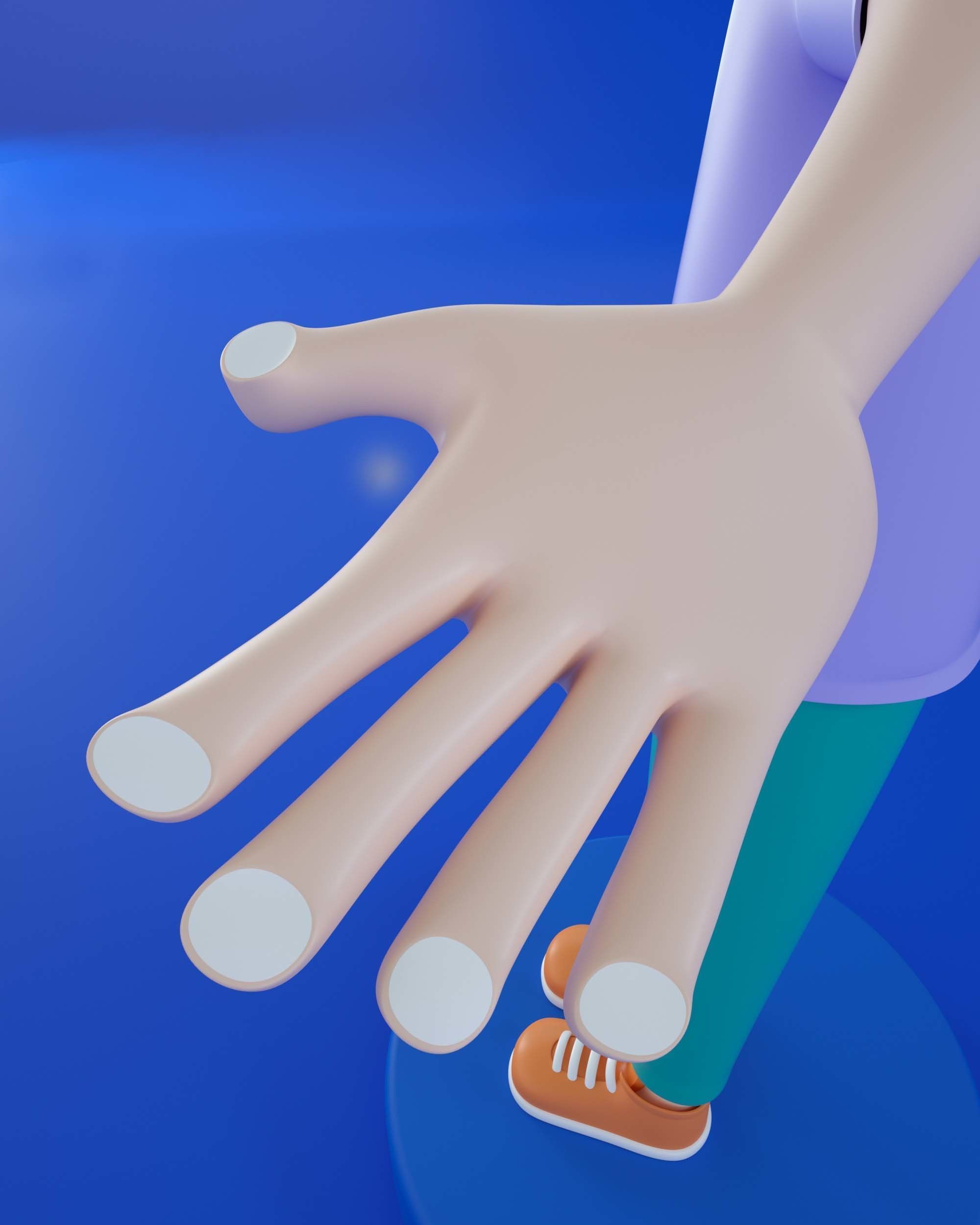 3d Cartoon Characters Illustration 3D model_5