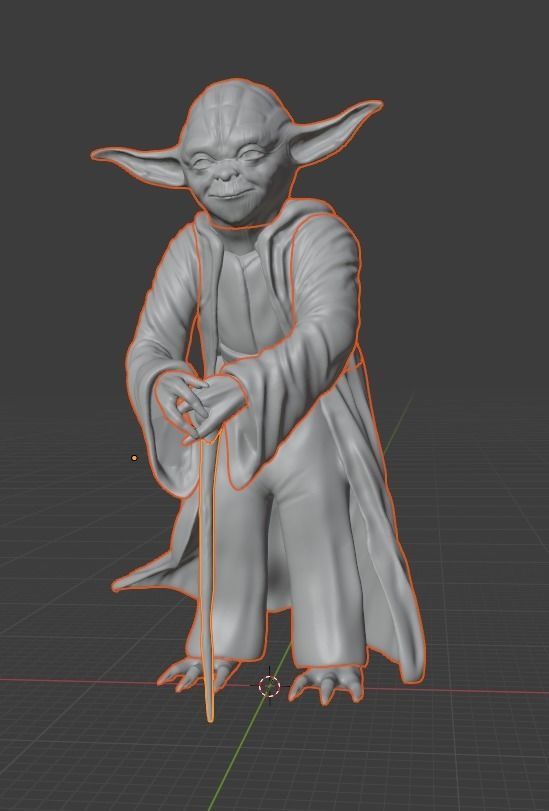 Yoda - 3D Print Free 3D print model_7