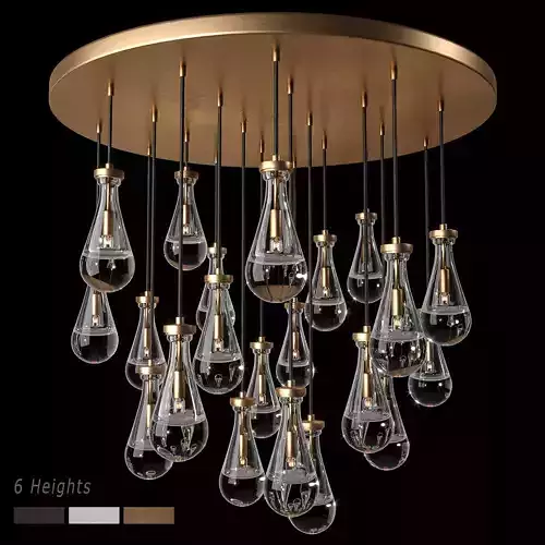 Rain Round Chandelier 47 RH