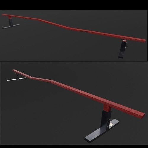 Practice Kink Rail Free 3D model