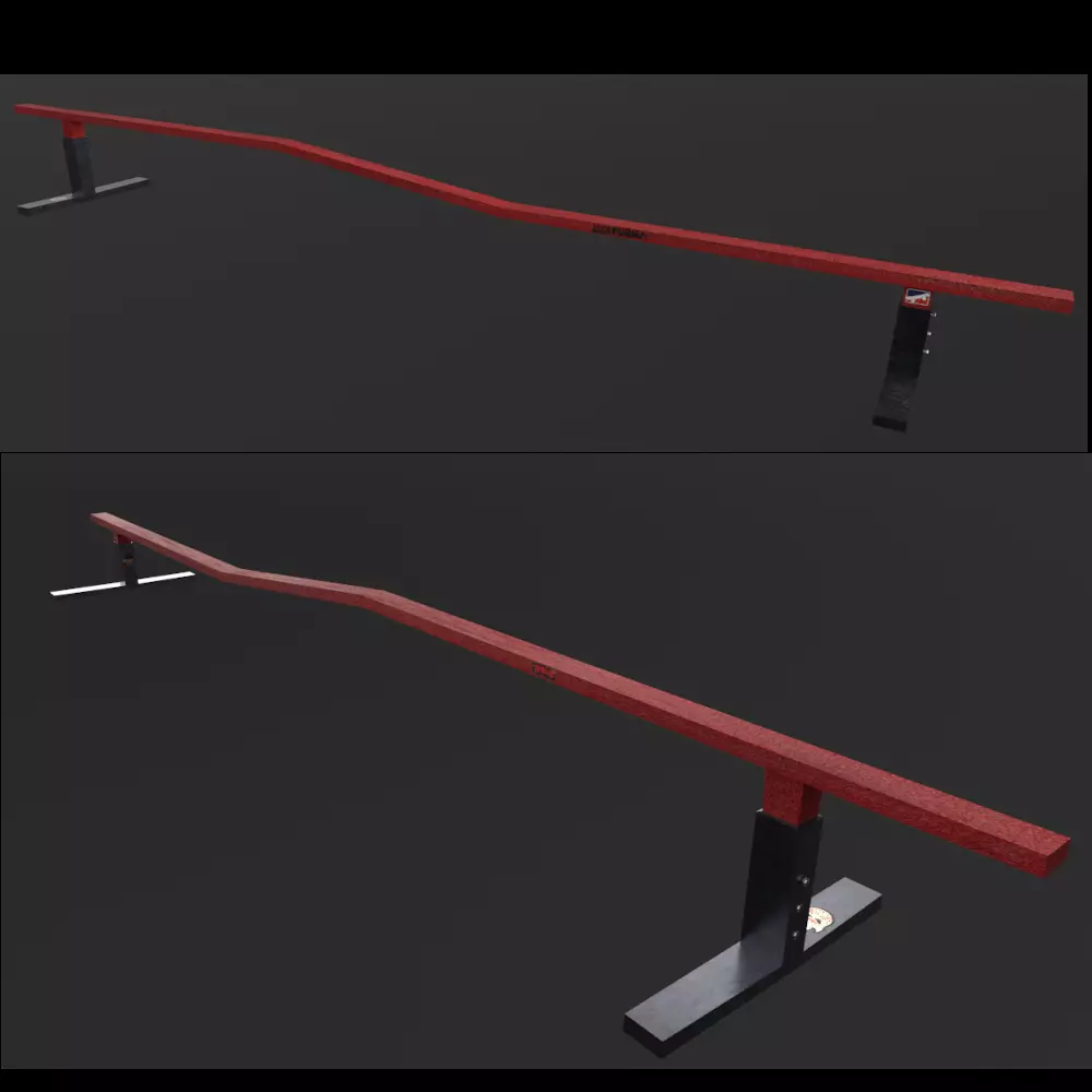 Practice Kink Rail Free 3D model