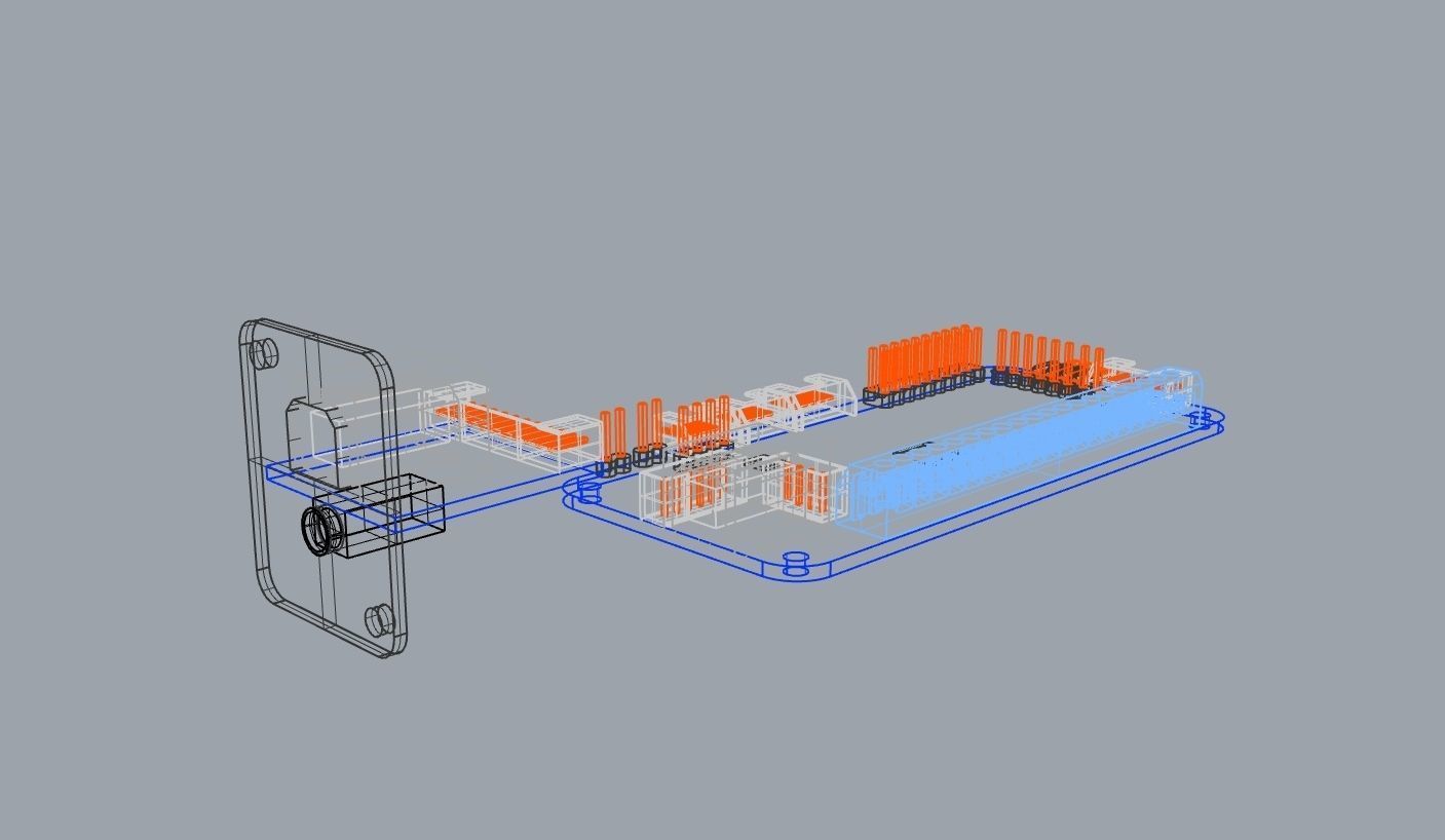 Brook PS4 Audio Fighting Board 3D model_4