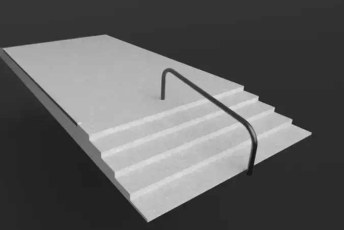Ramp to Rail Stair Set