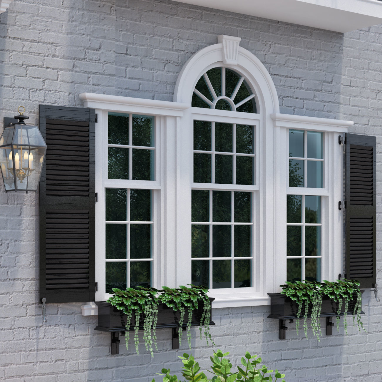 3D model Windows and doors in the style of modern classics 3 3D model_3