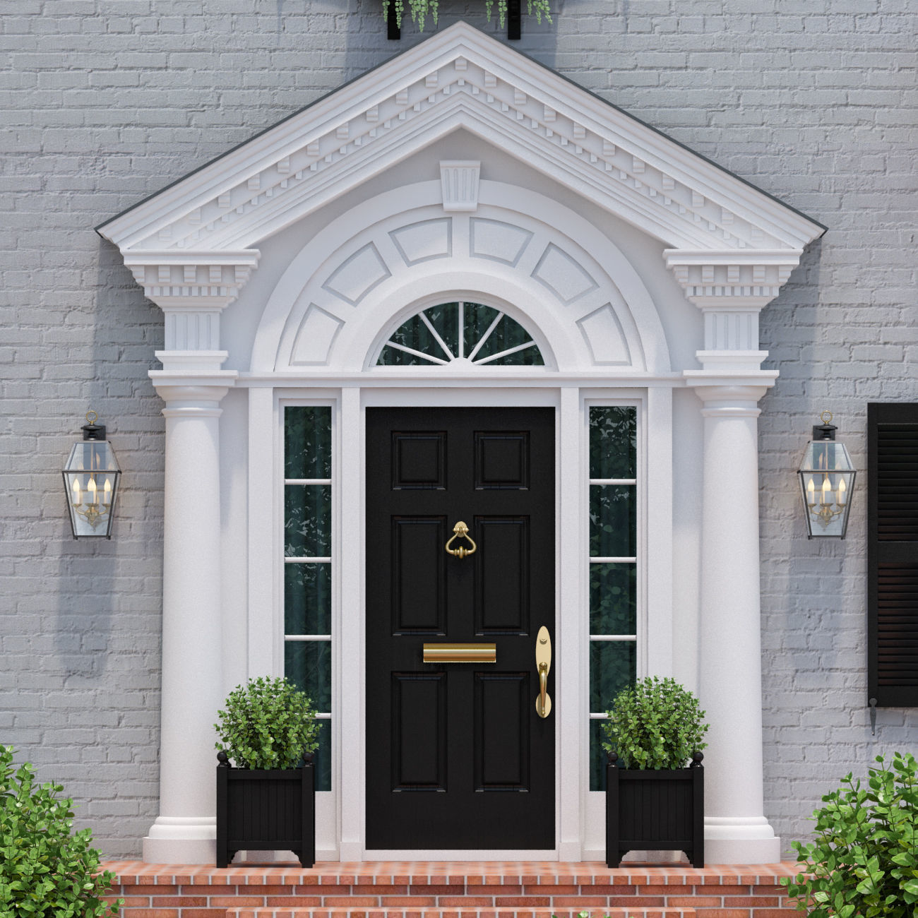 3D model Windows and doors in the style of modern classics 3 3D model_2