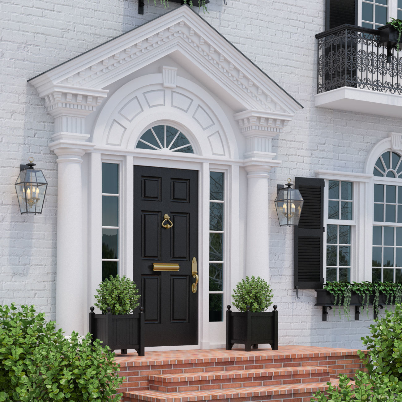 3D model Windows and doors in the style of modern classics 3 3D model_1