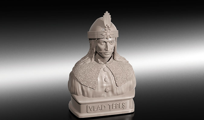 Bust of Vlad the Impaler - Vlad Tepes 3D model