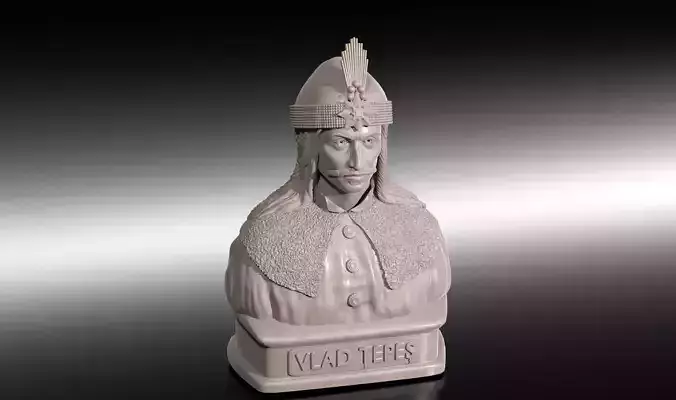 Bust of Vlad the Impaler - Vlad Tepes 3D model