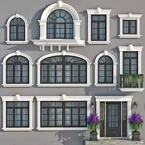 Windows and doors in the style of modern classics 2