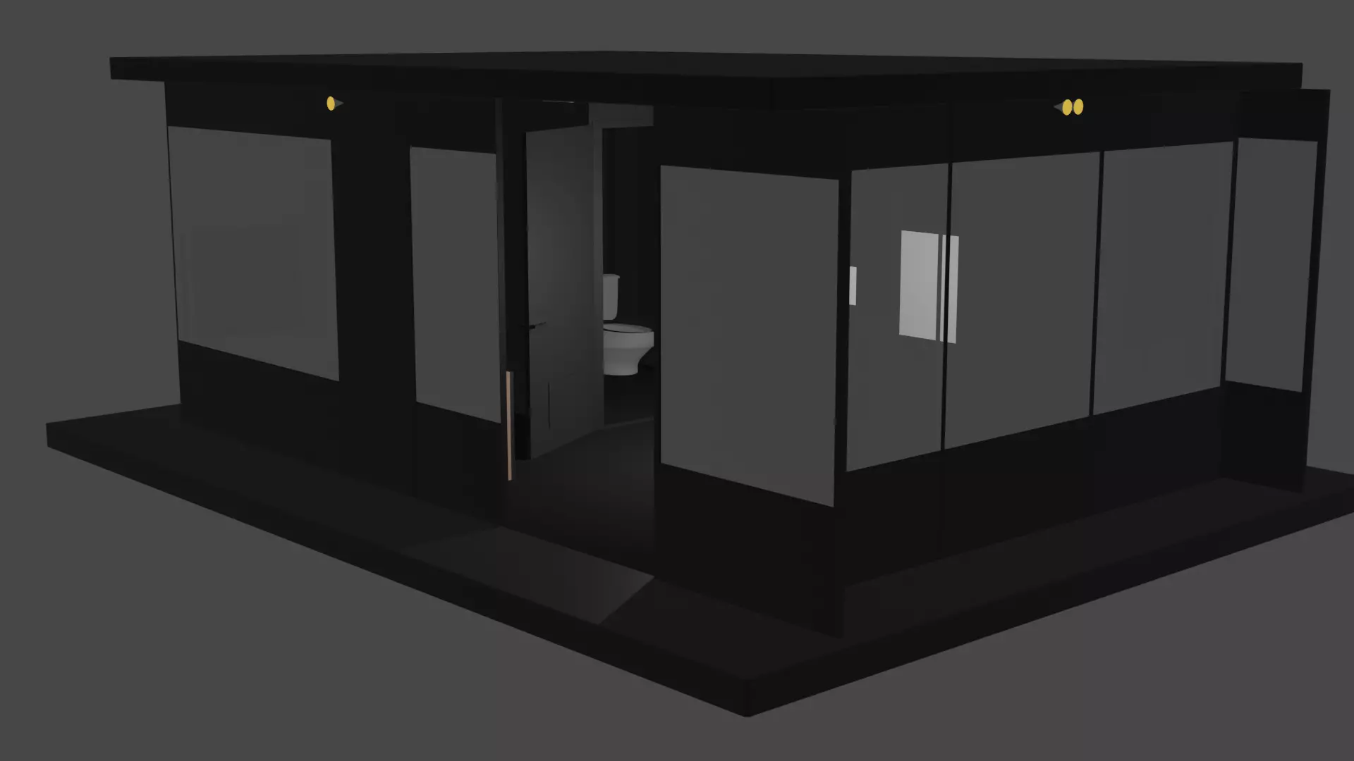 Guard Shack 3D model_0