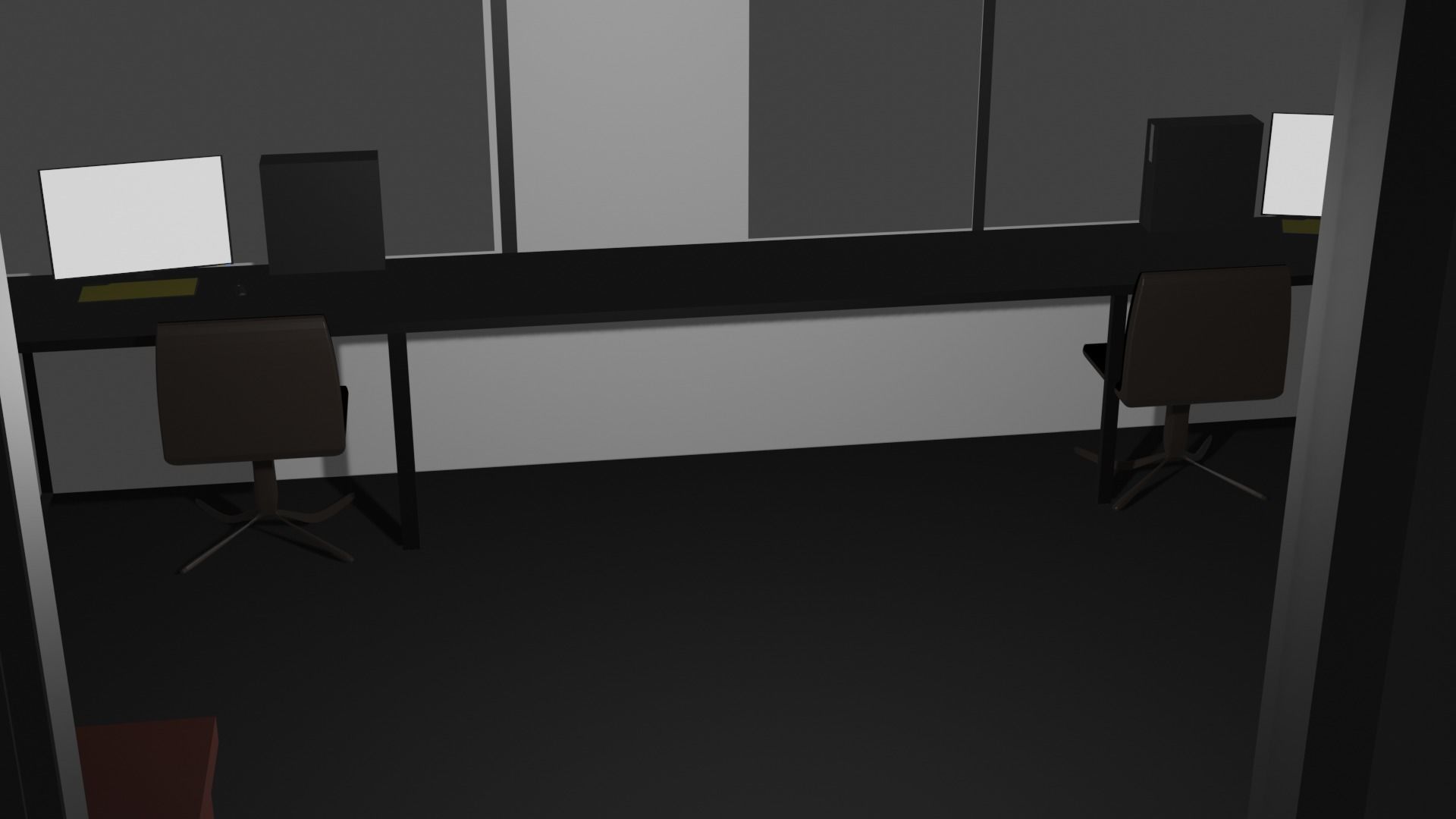 Guard Shack 3D model_1