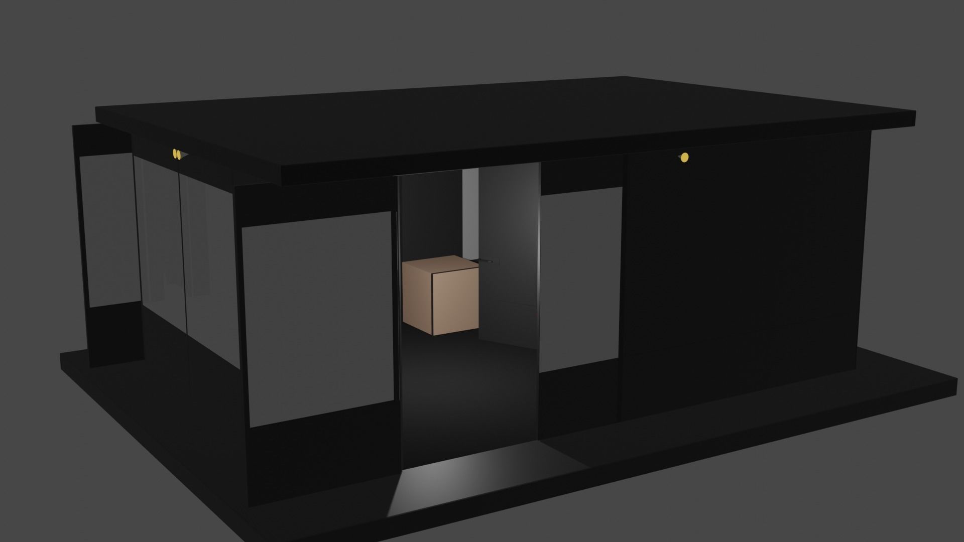 Guard Shack 3D model_3
