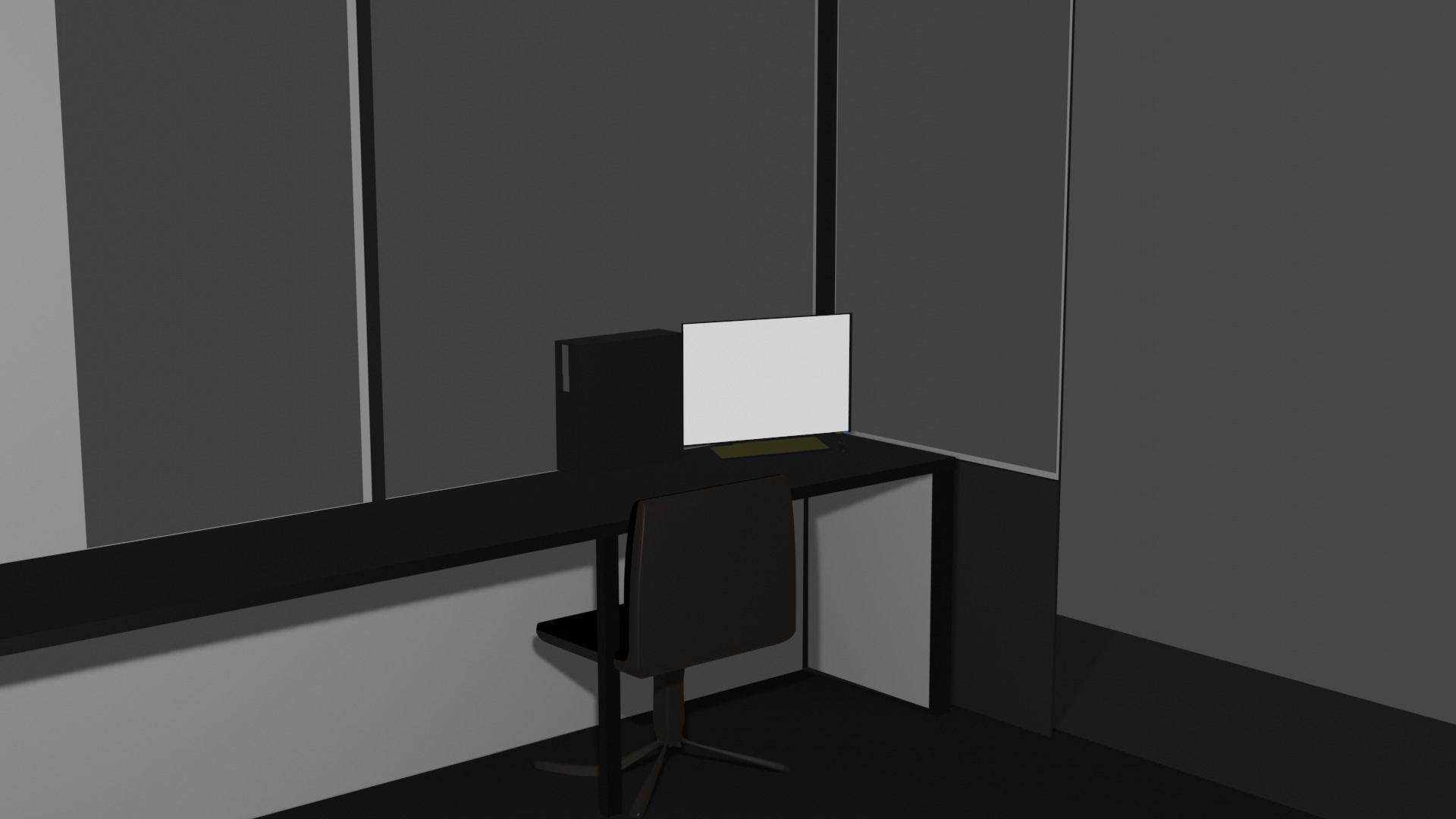 Guard Shack 3D model_4