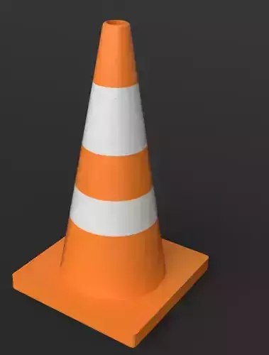 Orange Construction Cone