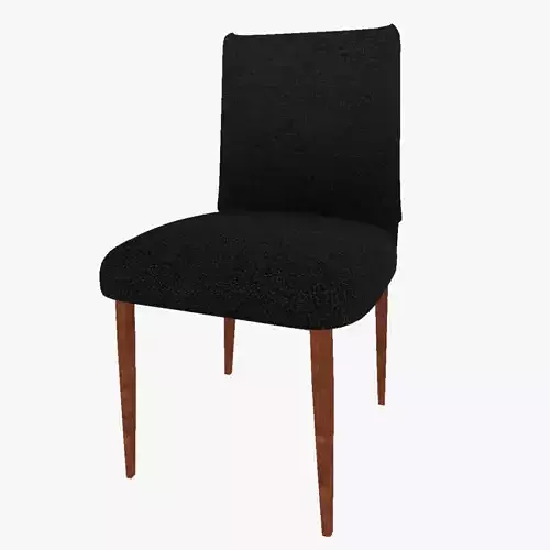 Chair with wooden legs