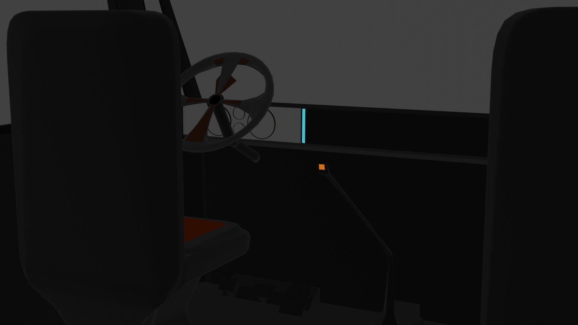 Semi Truck 3D model_4