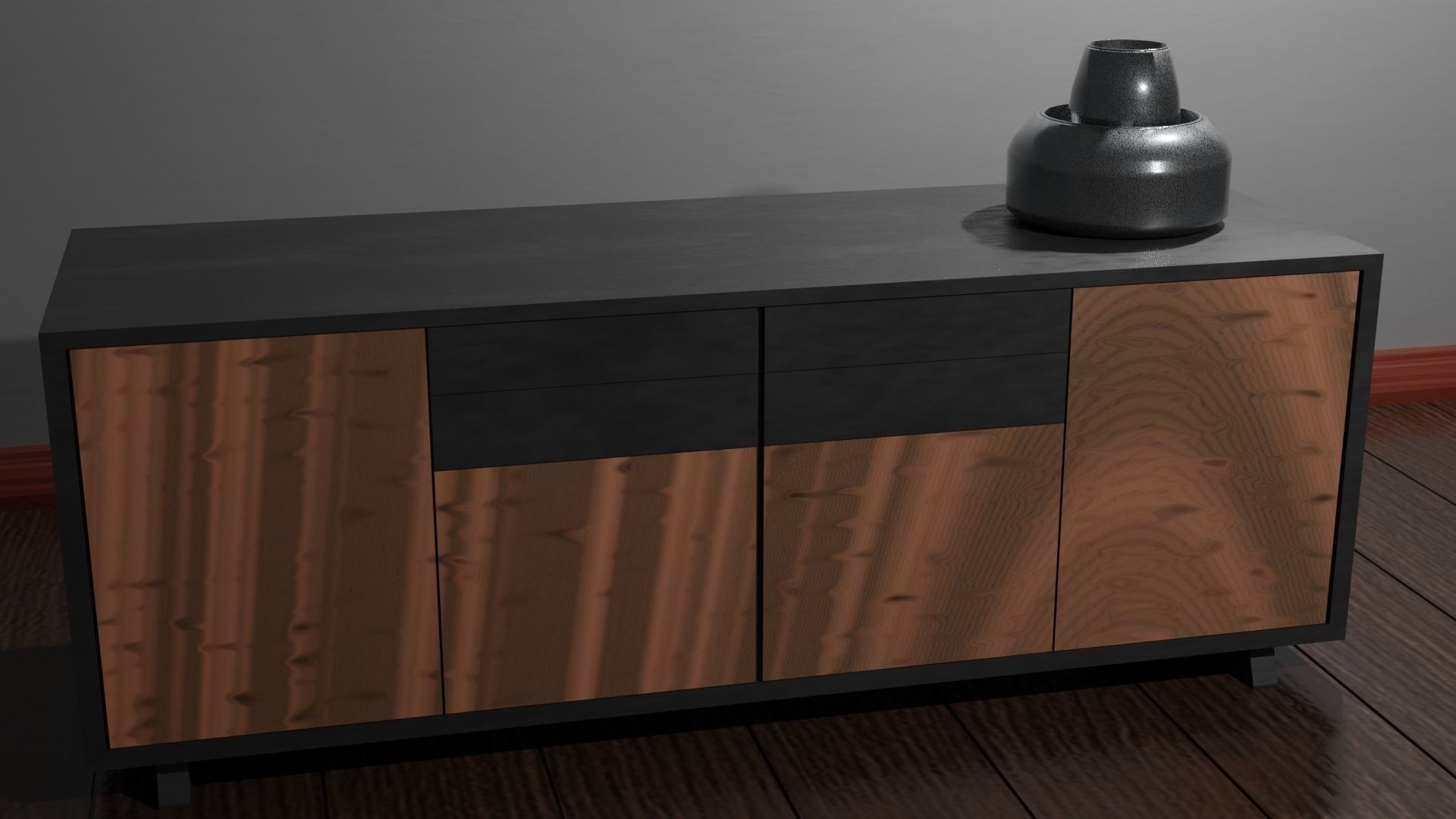 Italian TABLE  Low-poly 3D model_1