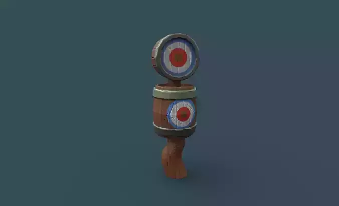Training Dummy Free low-poly 3D model