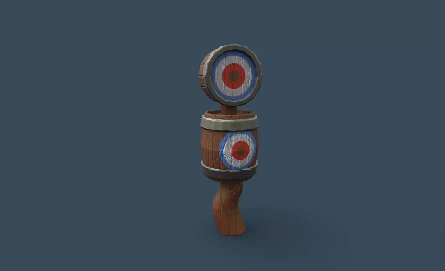 Training Dummy Free low-poly 3D model