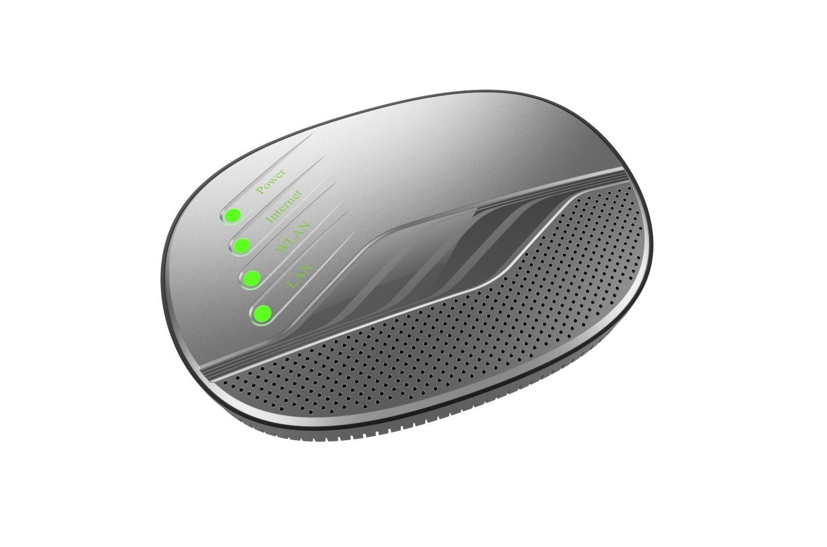 Modem router concept 3D print model_26