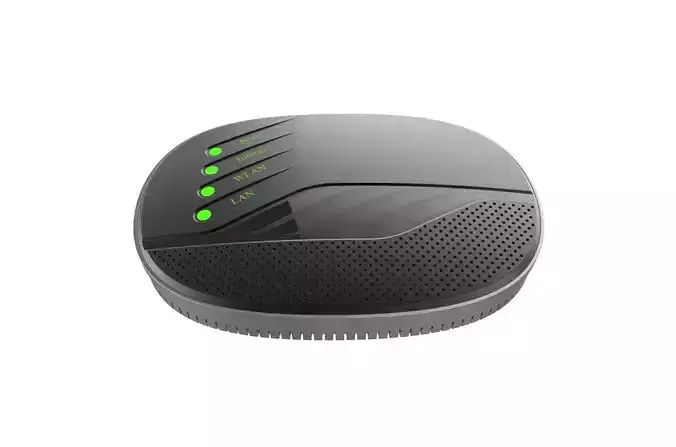 Modem router concept 3D print model