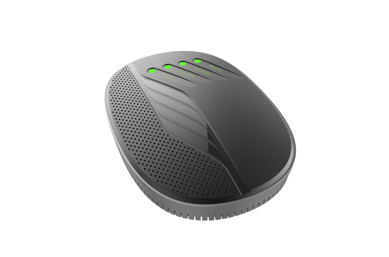 Modem router concept 3D print model_16