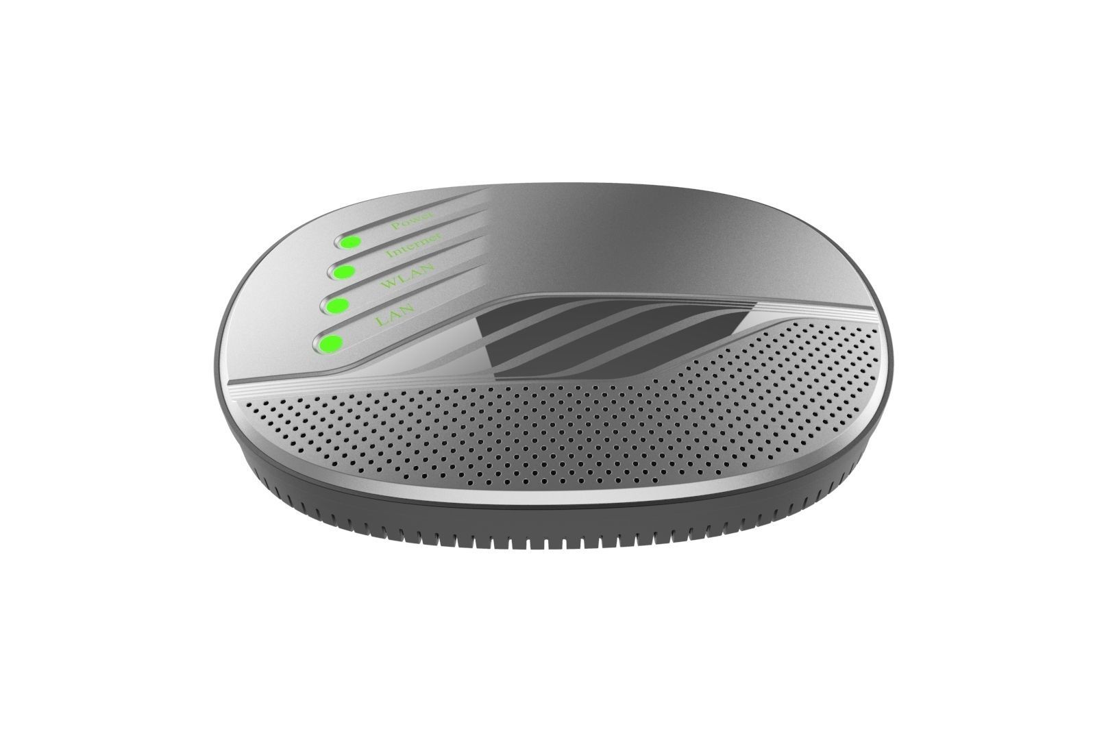 Modem router concept 3D print model_28