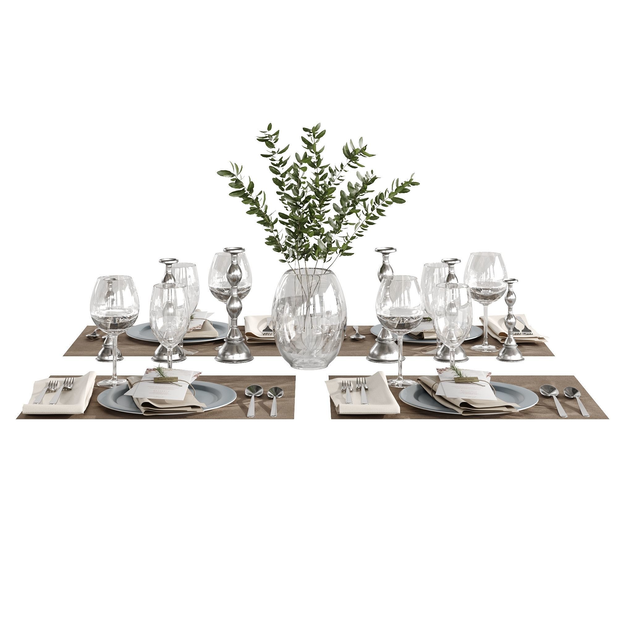 Table setting 01 3D model_42