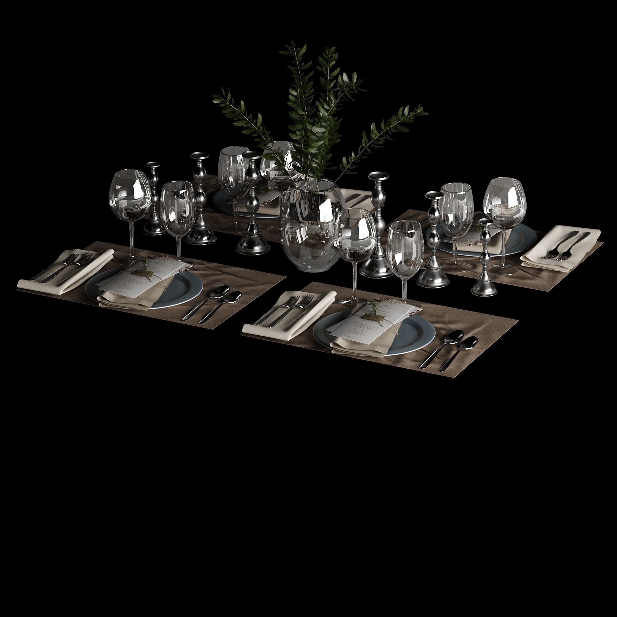 Table setting 01 3D model_51